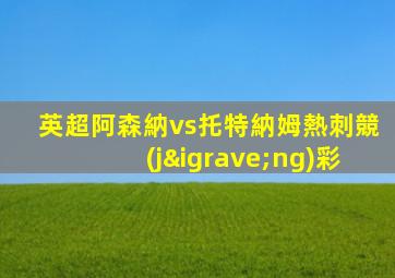 英超阿森納vs托特納姆熱刺競(jìng)彩